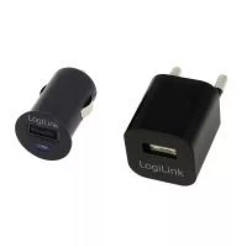 LogiLink PA0076 - 12-24V - 5V - 1A - Auto/vidinis - Universal - Juoda (PA0076)