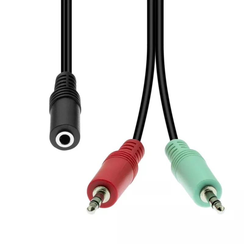 Garso laidas ProXtend 4 kontaktų į 2×3 kontaktų M4F2XM3-004, 0,5 m, 0,02 kg