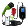Elektrinio automobilio įkroviklis QOLTEC Mobile EV 2in1 Type2 11 kW 400 V Wi‑Fi TUYA SMART LIFE LCD nešiojama sieninė dėžutė 5 m laidas