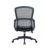 Up Up Darwin ergonominė biuro kėdė juoda, juodas audinys + pilkas tinklelis