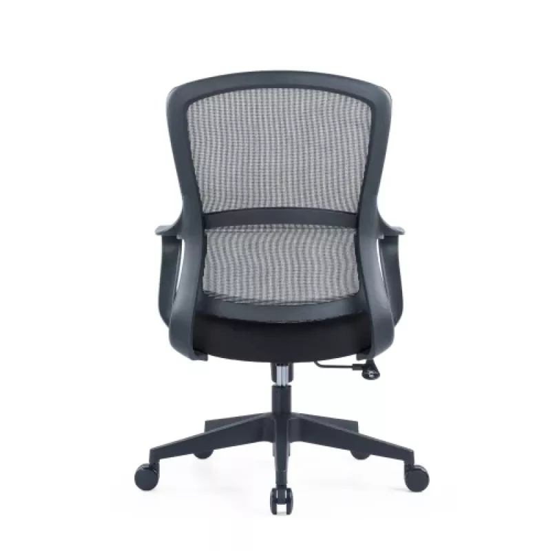 Up Up Darwin ergonominė biuro kėdė juoda, juodas audinys + pilkas tinklelis
