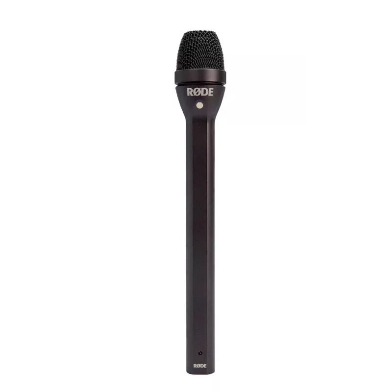 RØDE Reporter Juoda interviu mikrofonas