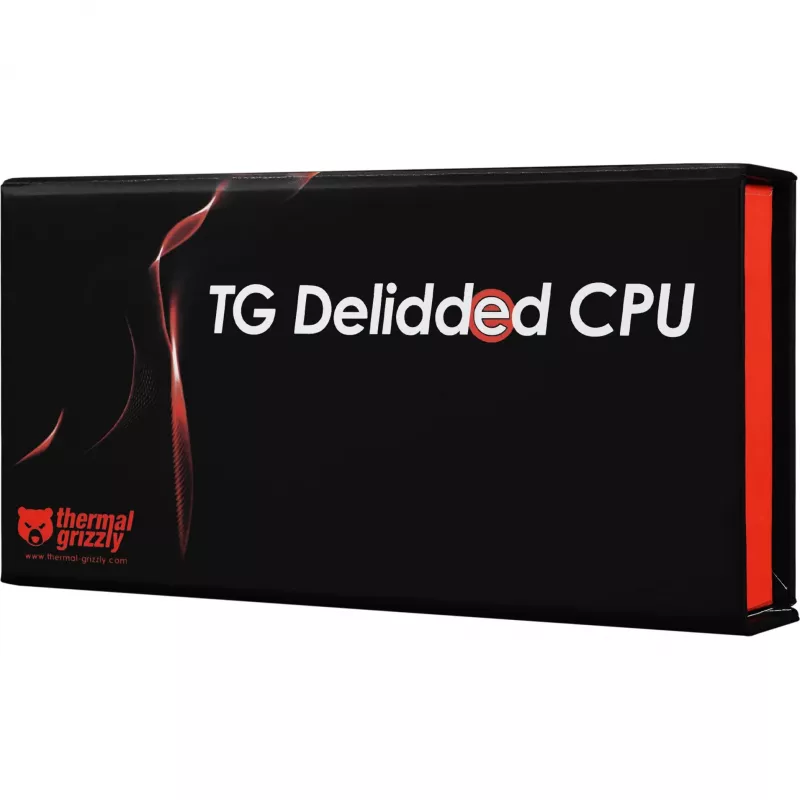 Thermal Grizzly delidded AMD Ryzen 7 9800X3D boxed CPU paruoštas tiesioginio kontakto aušintuvams
