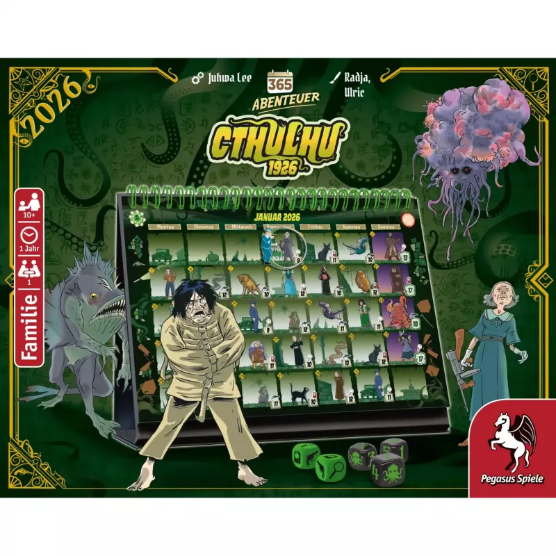 365 adventure - Cthulhu 1926 (leidimas 2026), dėlionės žaidimas