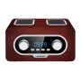 Nešiojamasis radijas BLAUPUNKT PP5.2BR — FM nešiojamasis radijas, 60 išankstinių stočių, USB/MP3, AUX, įkraunama baterija 1000 mAh, 3 W RMS, bronzinis