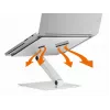 Pasyvus laikiklis Durable 505023 Nešiojamam kompiuteriui Sidabrinis Naudojimui viduje