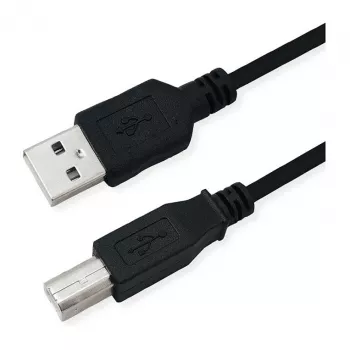 ROLINE RM USB 2.0 kabelis, A-B tipo, juodas, 1,8 m