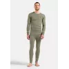 ODLO BL TOP crew neck l/s ACTIVE WARM ilgomis rankovėmis termo apatiniai, M dydis, pilka