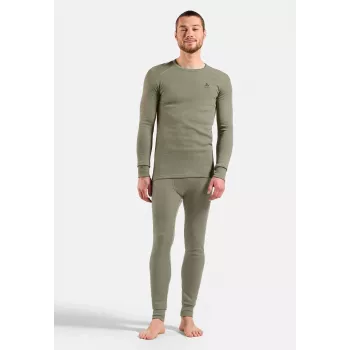 ODLO BL TOP crew neck l/s ACTIVE WARM ilgomis rankovėmis termo apatiniai, M dydis, pilka
