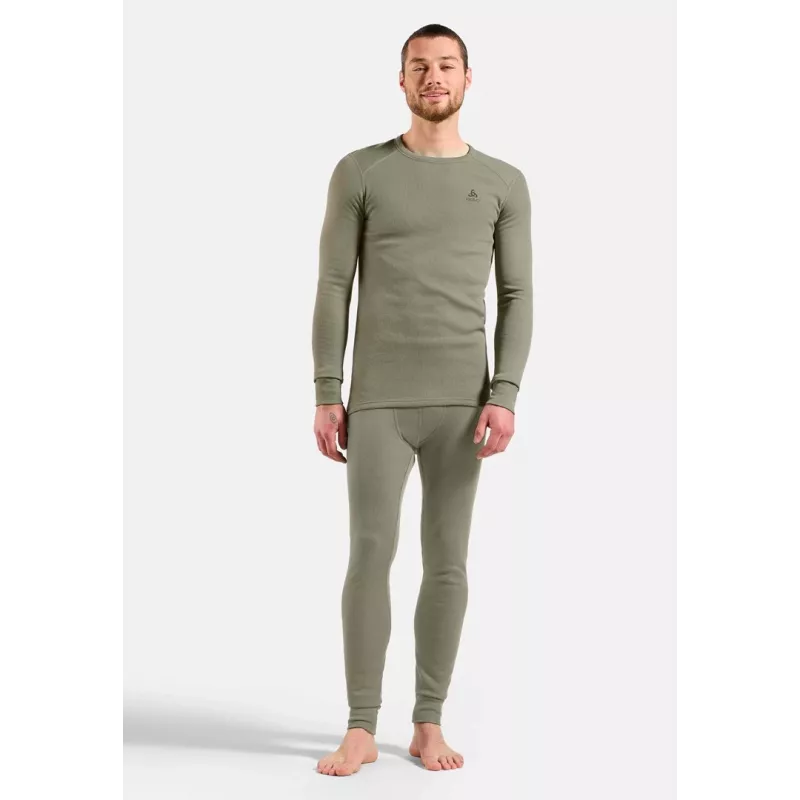 ODLO BL TOP crew neck l/s ACTIVE WARM ilgomis rankovėmis termo apatiniai, M dydis, pilka