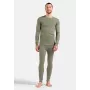 ODLO BL TOP crew neck l/s ACTIVE WARM ilgomis rankovėmis termo apatiniai, M dydis, pilka