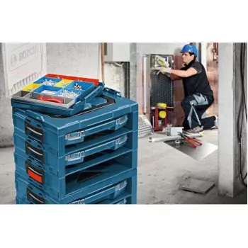 Bosch i-BOXX 72 Professional ABS sintetika Mėlyna, Skaidri