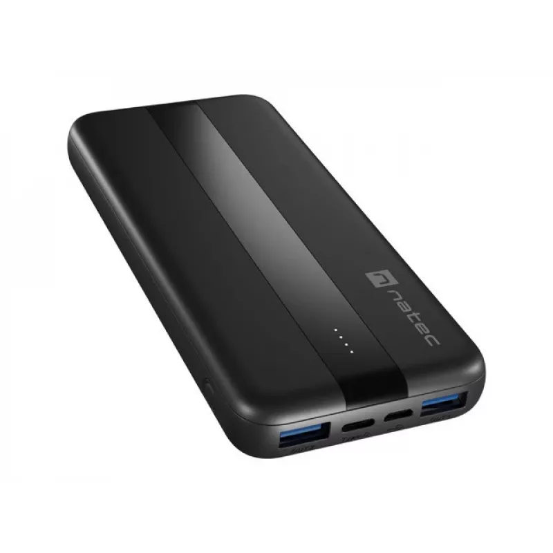 NATEC TREVI plonas Q V2 Lithium Polymer (LiPo) 10000 mAh Juoda