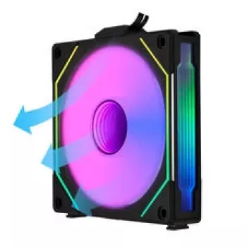 LIAN LI UNI FAN SL-INF 120 ARGB Reverse Blade 3-Pack - juoda