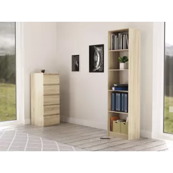 Topeshop R50 SONOMA biuro knygų spinta