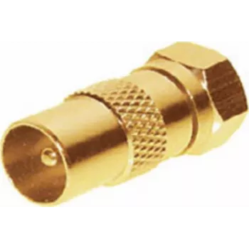 Adapter ShiverPeaks 85323-G IEC kištukas į F kištuką, paauksuota jungtis
