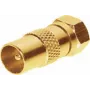 Adapter ShiverPeaks 85323-G IEC kištukas į F kištuką, paauksuota jungtis