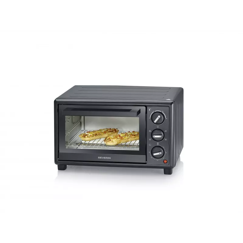 Elektrinė stalviršio krosnelė SEVERIN TO 2079 — 20 l talpa, 1600 W, juoda
