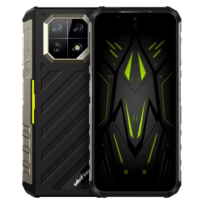 Patvarus išmanusis telefonas UleFone Armor 22 4G, 9 GB RAM, 128 GB atminties, IP69K, žalias