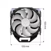 Endorfa Fortis 5 ARGB Juoda CPU aušintuvas
