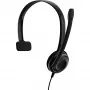 Sennheiser PC 7 USB ausinės, laidinės, galvos lankelis, biurui / skambučių centrui, USB A tipo, juodos