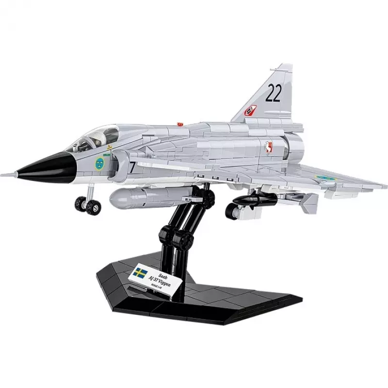 Cobi Blocks Saab AJ 37 Viggen 881 elementų konstravimo rinkinys