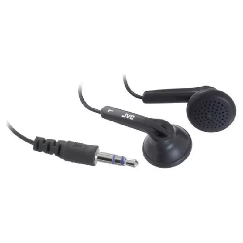 JVC ausinės į ausis, laidinės, muzikai, juodos