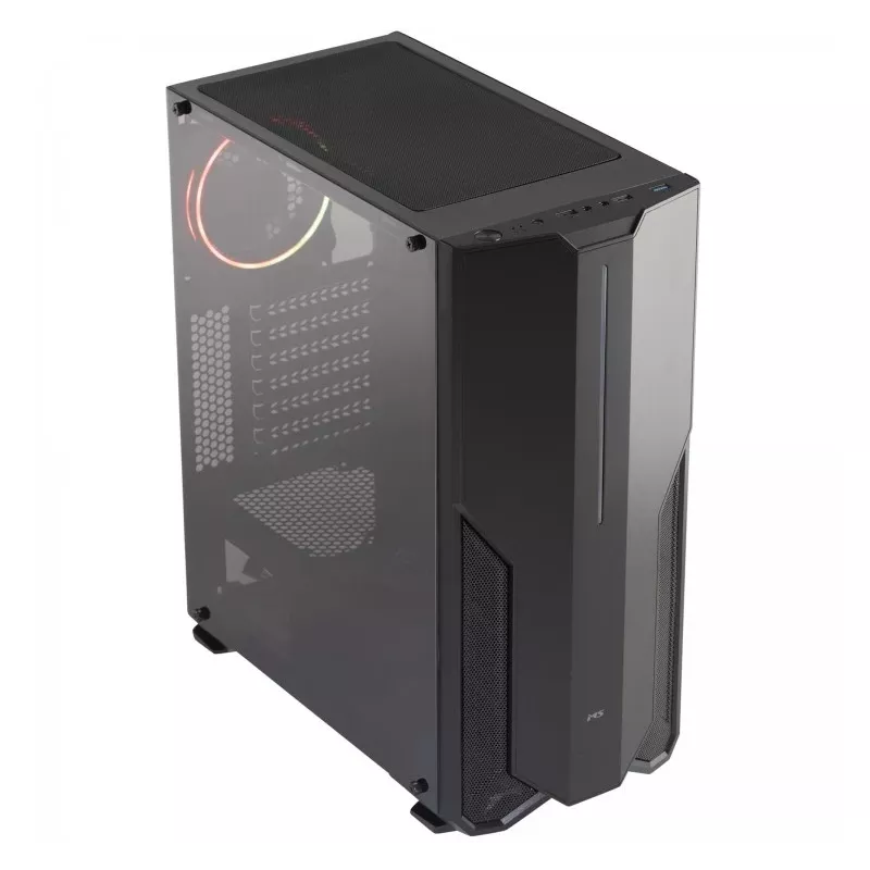 PC ŽAIDIMŲ KORPUSAS MS FIGHT ER V310 JUODAS (MSC10008)
