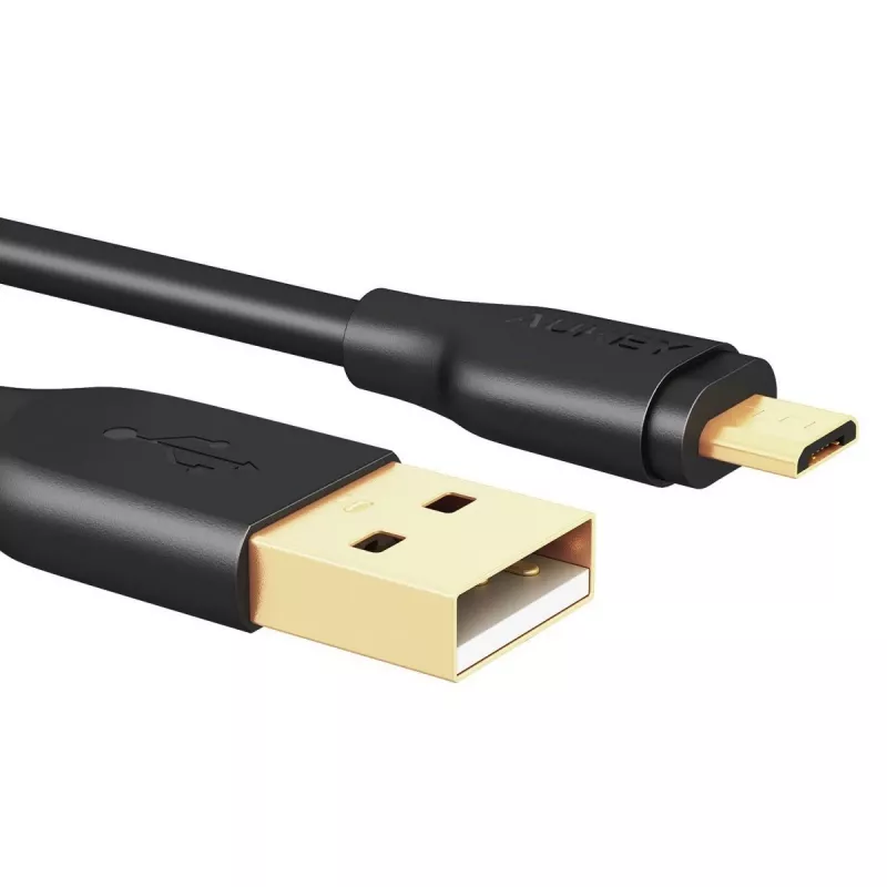 CB-MD1 Juodas greitasis laidas Quick Charge micro USB-USB | 1m | 5A | 480 Mbps
