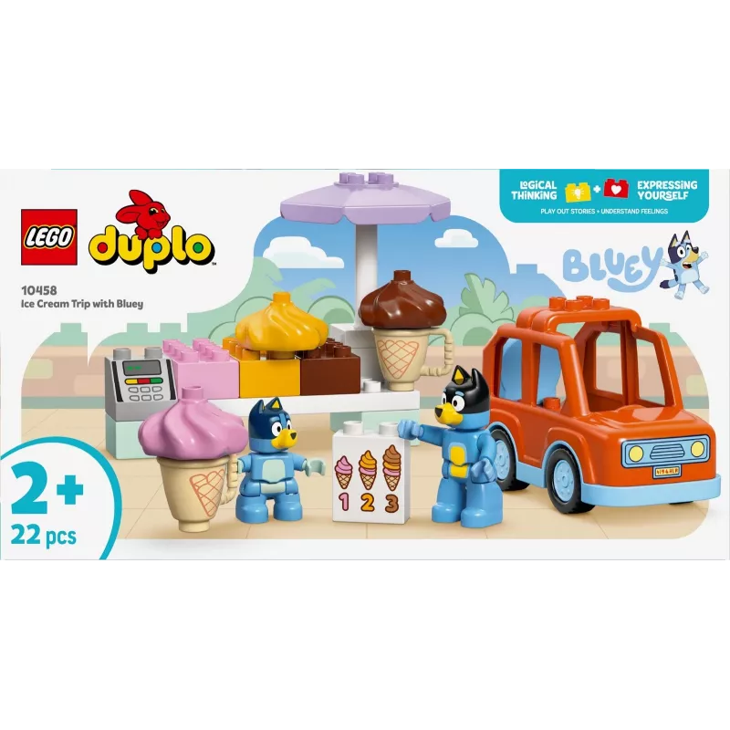 LEGO BLUEY 10458 Ledų kelionė su Bluey