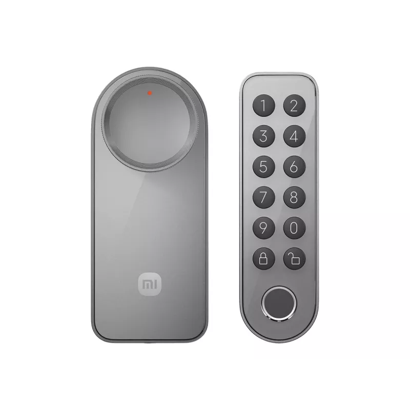 Išmanusis durų užraktas „Xiaomi Smart Lock“ su Bluetooth nuotolinio valdymo funkcija Pilka Li‑Ion 7,2V 2450mAh 60×141×59mm