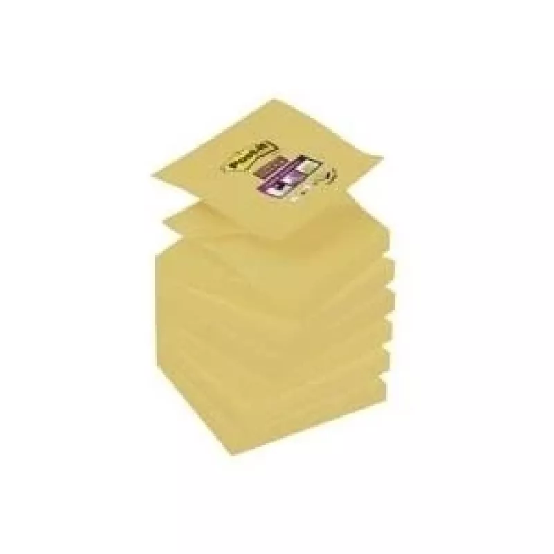 Post-it® Super Sticky Z-Notes - išmanieji lipnūs lapeliai - 1 pakuotė = 12 bloknotų (R33012SY)