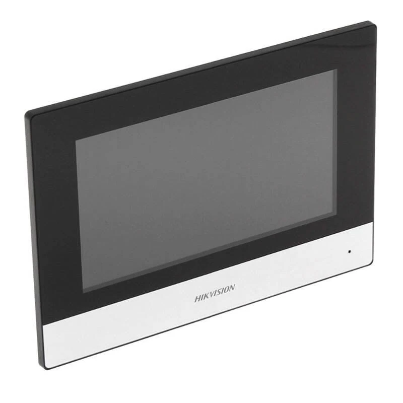 Hikvision DS-KIS604-S(C) vaizdo domofono sistema 2 MP 17,8 cm (7 inch) juoda, pilka, sidabrinė