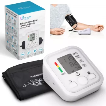 Extralink Smart Life K-4S rankinis kraujospūdžio matuoklis, baltas