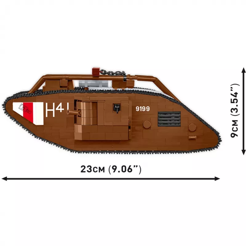 Konstruktorius Cobi Building Blocks Mark V Male NO 9199 — 844 vnt.
