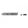 Lizdo laikiklis DeLOCK 89934 su 1 x USB Type-C ir 1 x USB Type-A prievadu