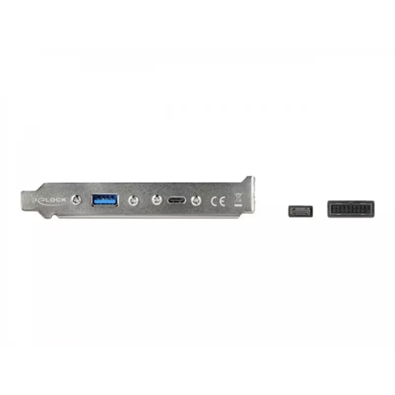 Lizdo laikiklis DeLOCK 89934 su 1 x USB Type-C ir 1 x USB Type-A prievadu