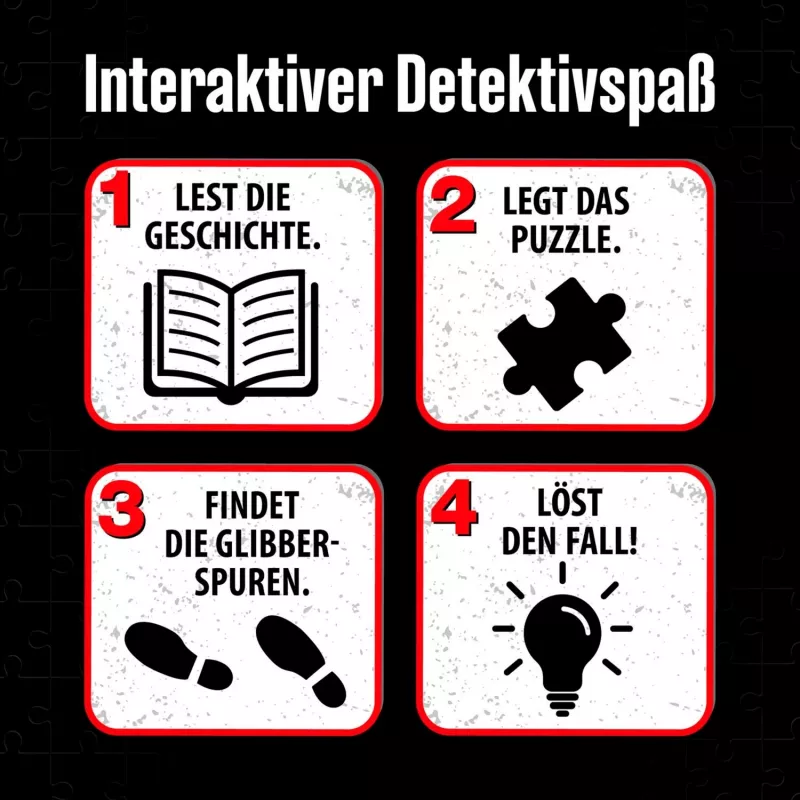 detektyvinė dėlionė Trys draugai: Atsargiai – slapta spąstai (150 detalių)