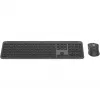Logitech Signature plonas Combo MK950 - klaviatūros ir pelės rinkinys - belaidis - Bluetooth 5,1 LE - QWERTY - Nordic - Graphite (920-012488)