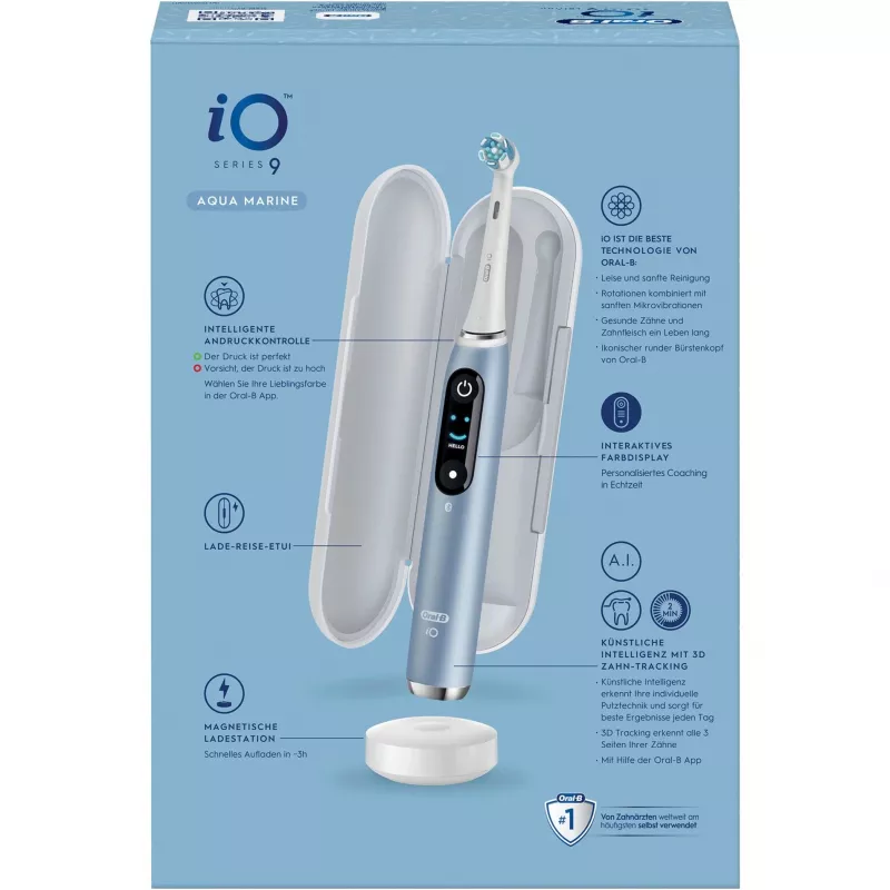Braun iO 9 Aqua Marine Luxe Mėlyna