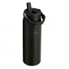 Stanley termosas IceFlow butelis su atlenkiamu šiaudeliu 700 ml juodas (10-11283-143)