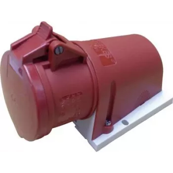 Mennekes CEE sieninis lizdas raudonas 32 A/400 VAC