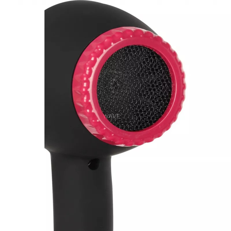Plaukų džiovintuvas REVLON RVDR5251E 2000 W, joninis, 3 šilumos lygiai, 2 greičiai, šalto oro pūtimas — juoda/rožinė