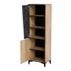 Lentynų blokas cama meble OVO 2D knygų spinta 50×38×182,5 cm ąžuolas/betonas