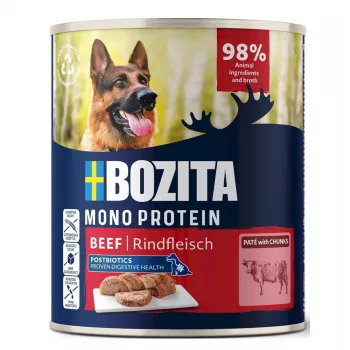 BOZITA Monoprotein Pate Beef - šlapias šunų maistas - 800g