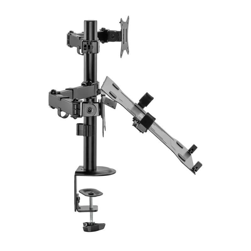 Monitoriaus sieninis laikiklis SBOX LCD-LM01-2 13–27 colių ekranams, maks. apkrova 12 kg, VESA 100x100