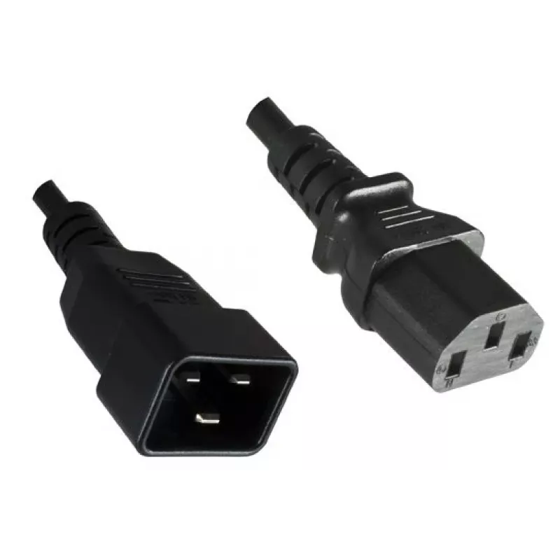Microconnect PE030610 maitinimo laidas juodas 1 m C13 mova C20 mova