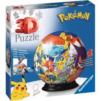 Ravensburger Pokemon 3D dėlionė 72 vnt. Animaciniai filmukai