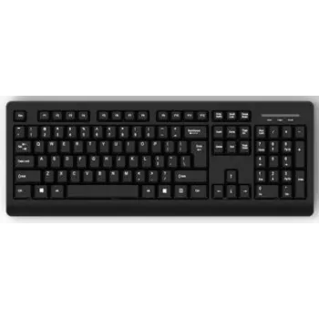 Klaviatūra MediaRange MROS109 Office USB QWERTZ German Juoda
