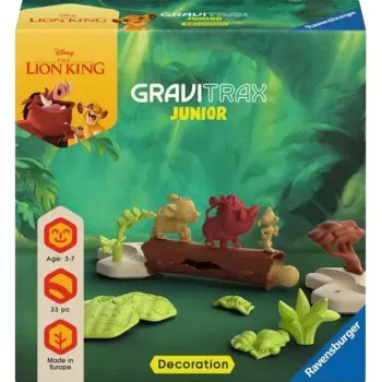 GraviTrax Junior rinkinio papildymas Liūtas Karalius, geležinkelio bėgiai